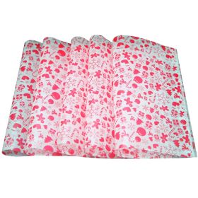 50 Pcs DIY Baking Paper Candy Hamburger Wrapping Paper Oil-Proof Wax Paper Christmas Gift, Red