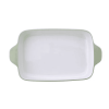 4.5qt Vitrified Stoneware Rectangular Baker Pistachio