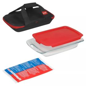 4pc Portables Easy Grab Baking Dish Set