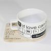 SYNC - [If Love Can Be] Espresso Cup / Wood Coaster (2.5 inch height)