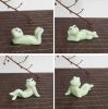 6 Pcs Ceramics Frogs Chopstick Holder Rest Cute Home Decorative Tableware Stand Rack