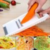 1pc Multi-functional Vegetable Cutting; Grater Shredded Potato Shredded; Household Grater With 4-Blade