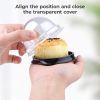 Plastic Containers with Lids Black Cupcake Boxes 50Pcs Clear Cupcake Stand Mini Cupcake Container Disposable Mooncake Boxes for Christmas Gift 2.8 X 1