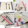 6 Pcs Japanese Style Placemats for Dining Table Everyday Use Woven PVC Kitchen Table Mats 17.7x11.8 inch, Grey