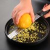 1pc Stainless Steel Lemon Zester & Cheese Grater; Fruit Scraper Planer; Kitchen Gadget