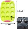 Non Stick Silicone Muffin Pan 12 Cups Cupcake Pan BPA-Free Food Grade Silicone Baking Molds Microwave Safe Dishwasher Safe